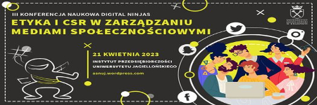 DN 2023: Etyka i CSR w zarządzaniu mediami społecznościowymi