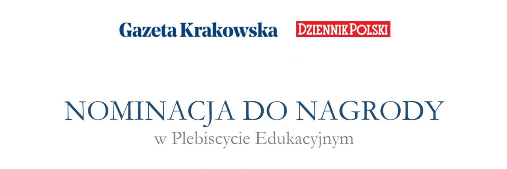 Nominacja dr Szczepana Kościółka w "Plebiscycie Edukacyjnym 2023"